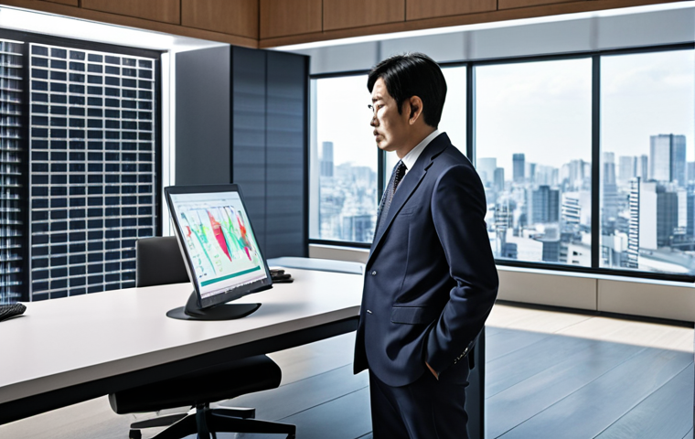 **Image Prompt:** "Strategic consultant, confident and modern, advising a Japanese CEO in a sleek office. Data visualizations with AI insights in the background, symbolizing future-forward solutions. Focus on trust and innovation."