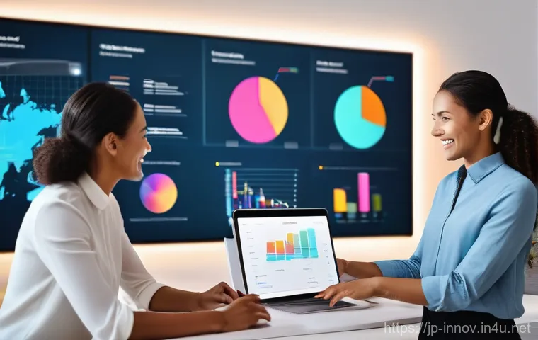 혁신경영컨설턴트가 알아야 할 최신 트렌드 - **Prompt for Digital Transformation & Customer Experience:**
    "A vibrant, modern office environme...